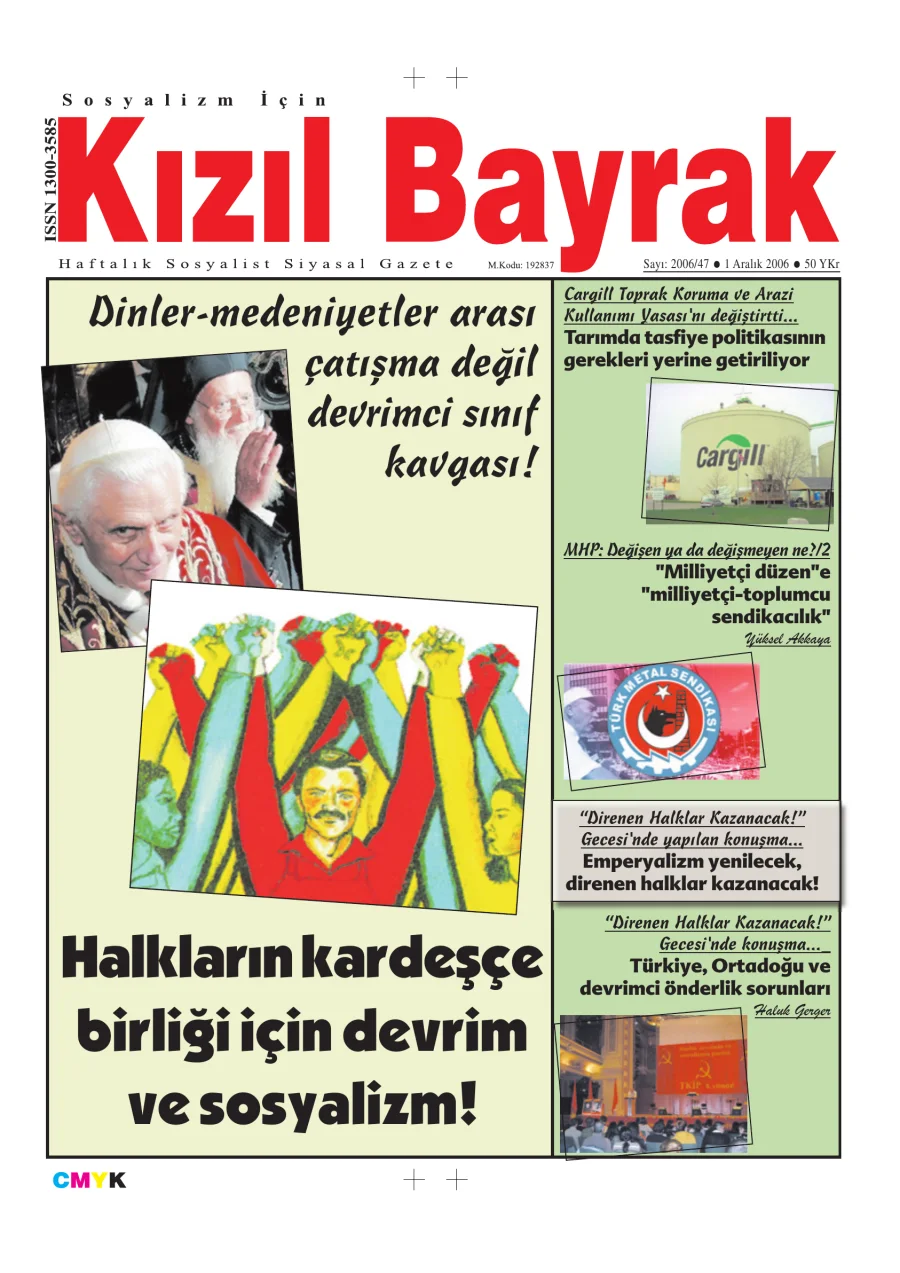 Yıl 2006 Sayı 47 1 Aralık kitap kapağı