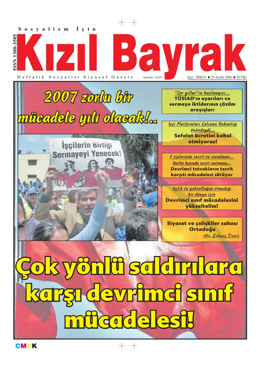 Yıl 2006 Sayı 51 29 Aralık kapak görseli