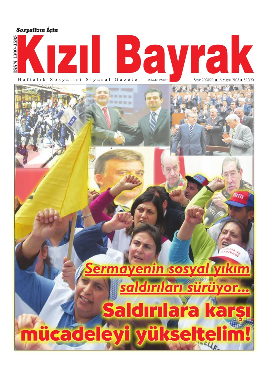 Yıl 2008 Sayı 20 16 Mayis kitap kapağı