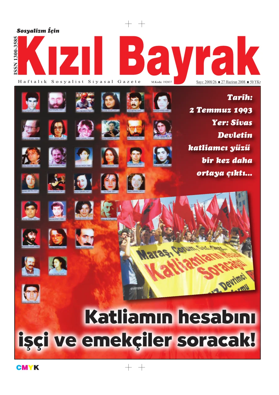 Yıl 2008 Sayı 26 27 Haziran kitap kapağı