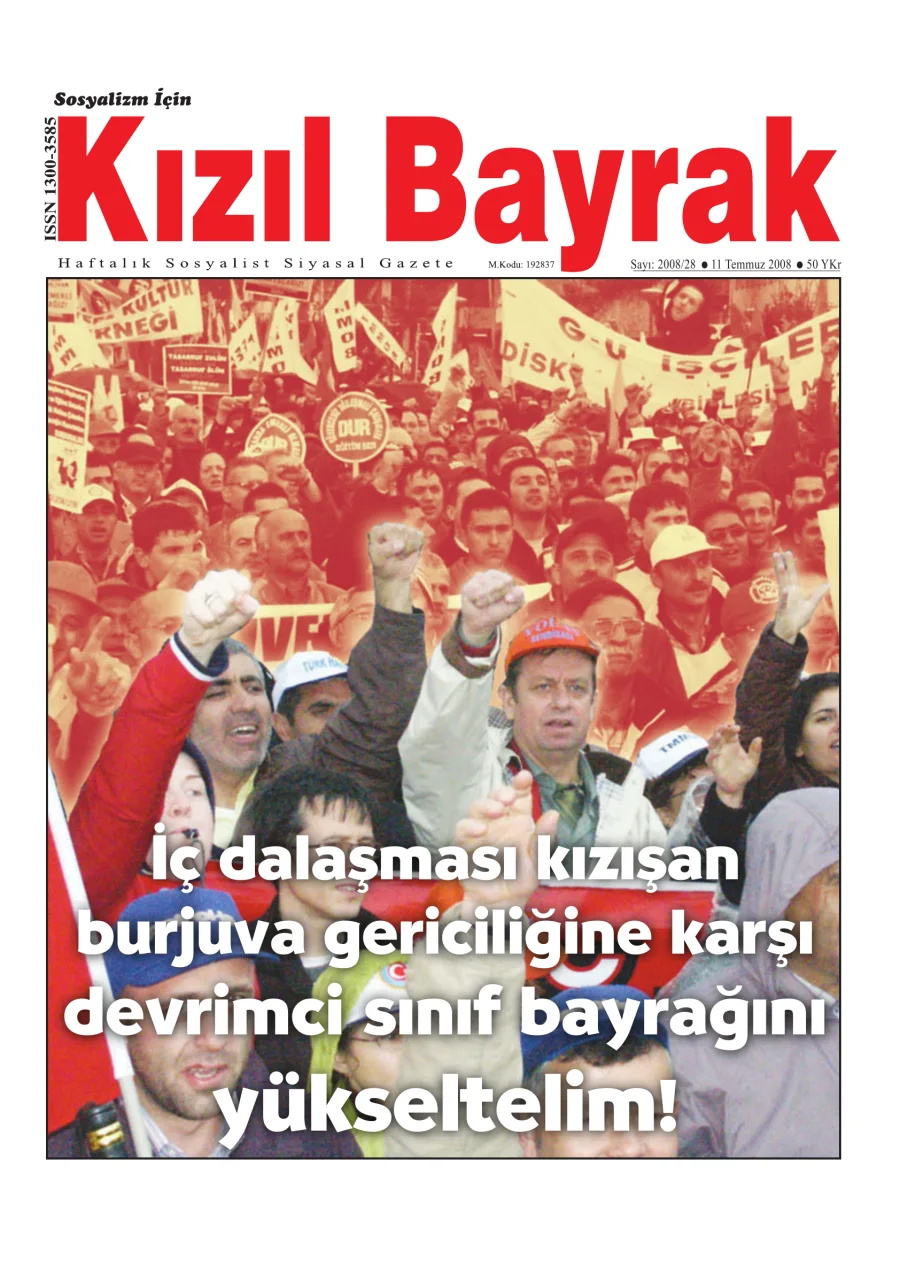 Yıl 2008 Sayı 28 11 Temmuz kapak görseli