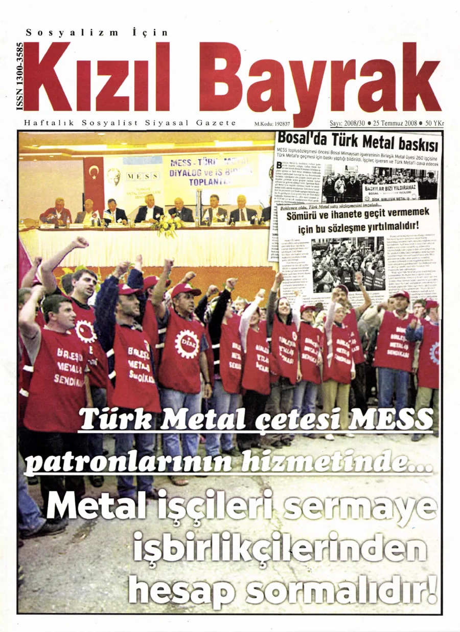 Yıl 2008 Sayı 30 25 Temmuz kitap kapağı