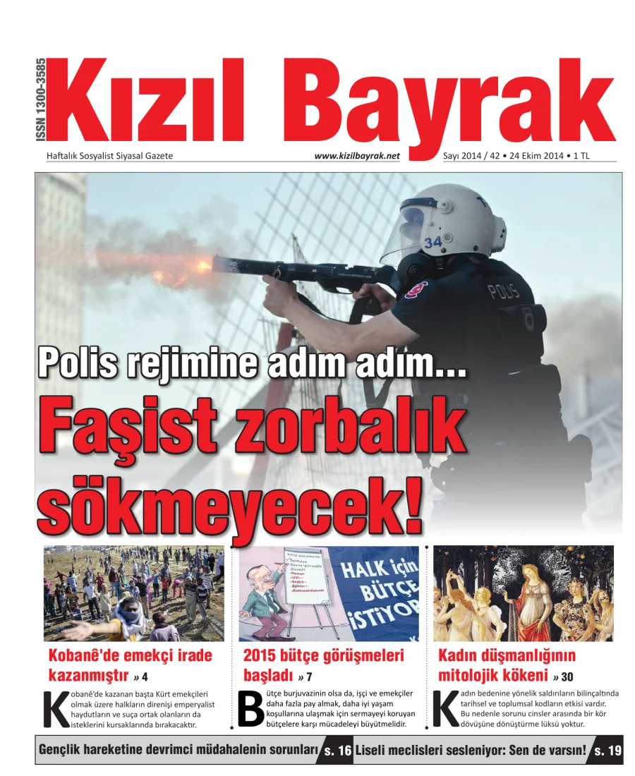 Yıl 2014 Sayı 42 24 Ekim kapak görseli