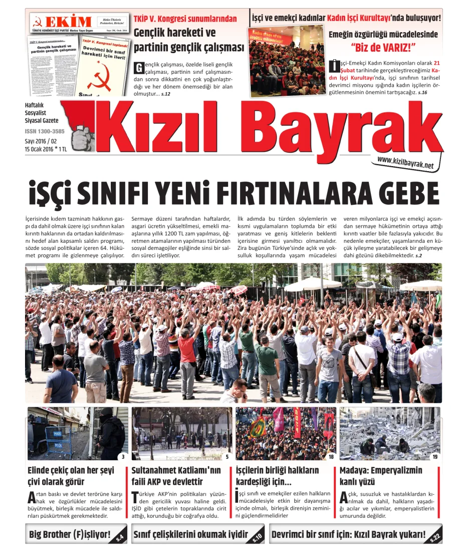 Yıl 2016 Sayı 02 15 Ocak kapak görseli