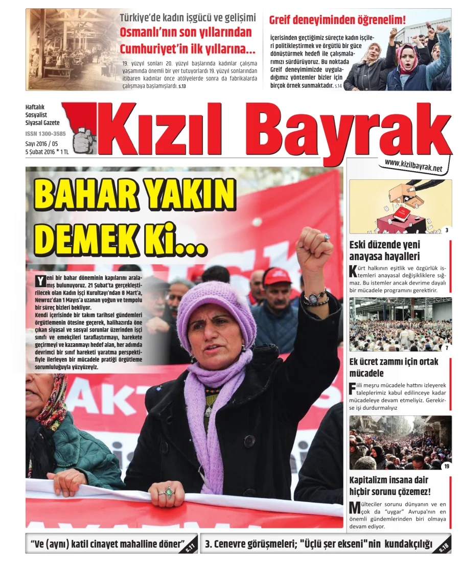 Yıl 2016 Sayı 05 05 Subat kitap kapağı