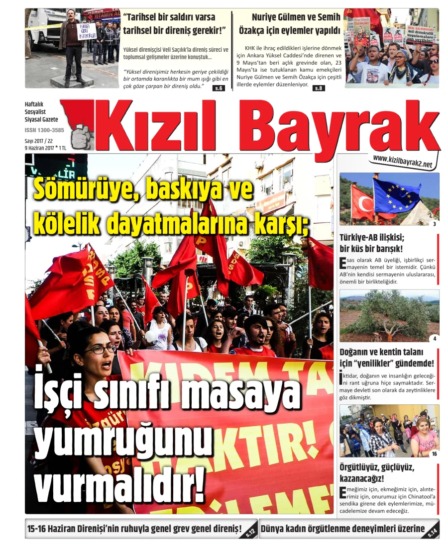 Yıl 2017 Sayı 22 09 Haziran kitap kapağı