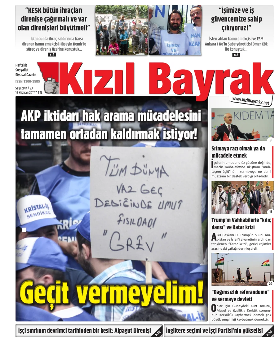 Yıl 2017 Sayı 23 16 Haziran kapak görseli