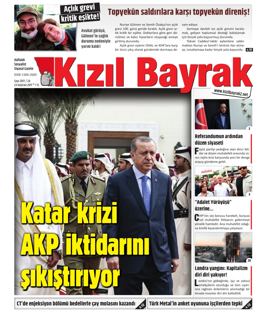 Yıl 2017 Sayı 24 23 Haziran kapak görseli