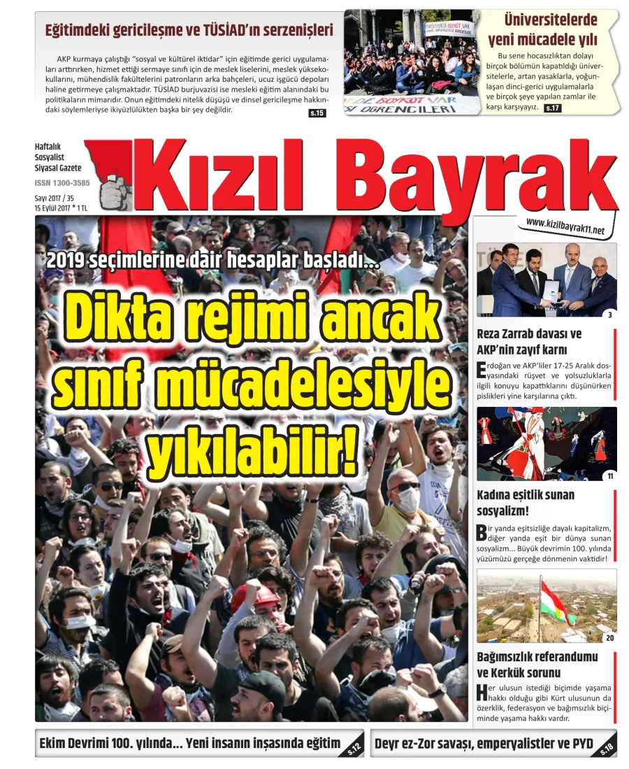 Yıl 2017 Sayı 35 15 Eylül kitap kapağı