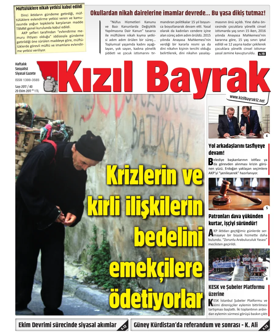 Yıl 2017 Sayı 40 20 Ekim kitap kapağı