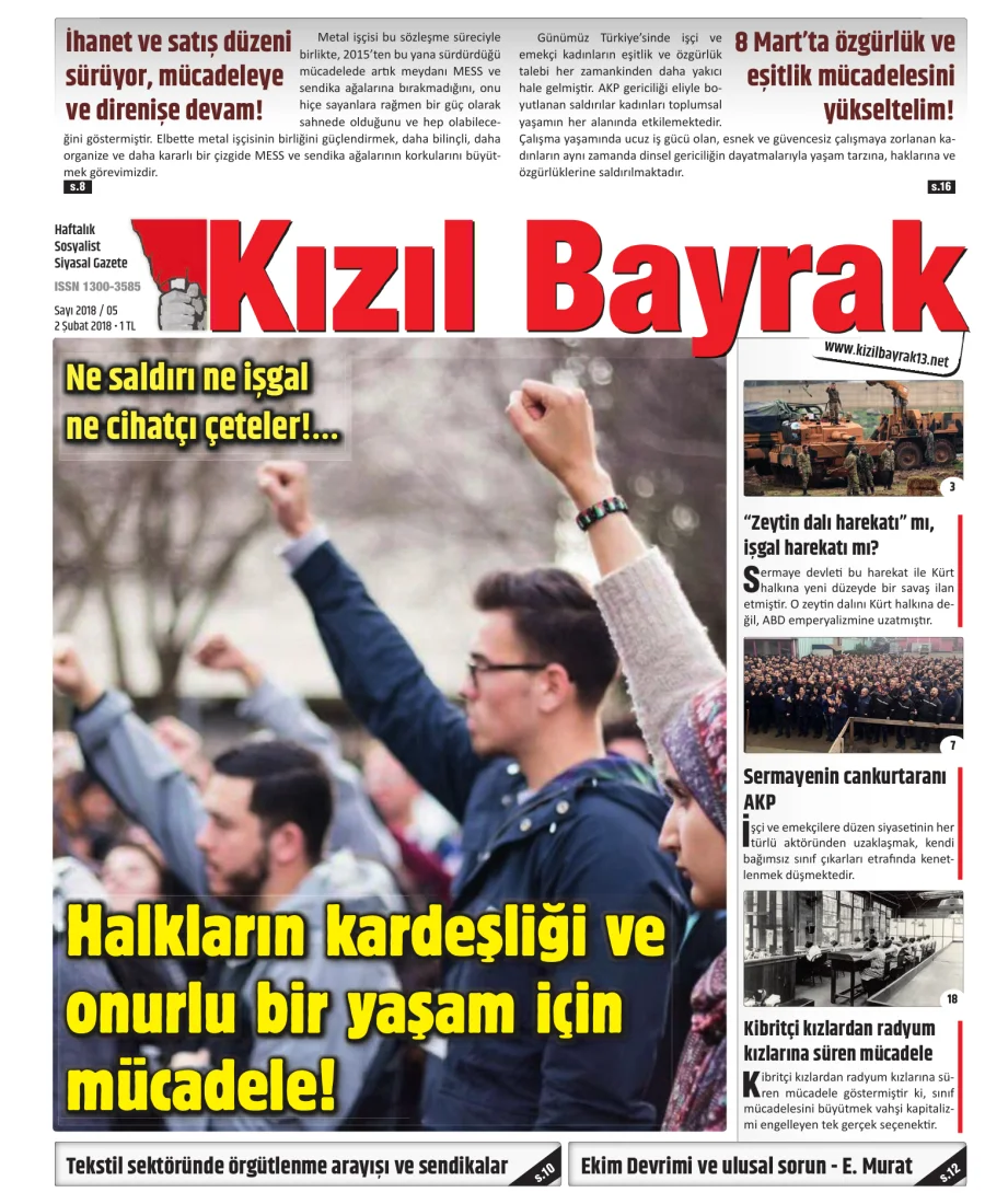 Yıl 2018 Sayı 05 02 Subat kapak görseli