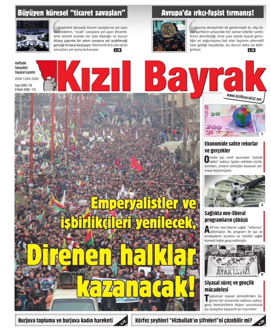 Yıl 2018 Sayı 10 09 Mart kapak görseli