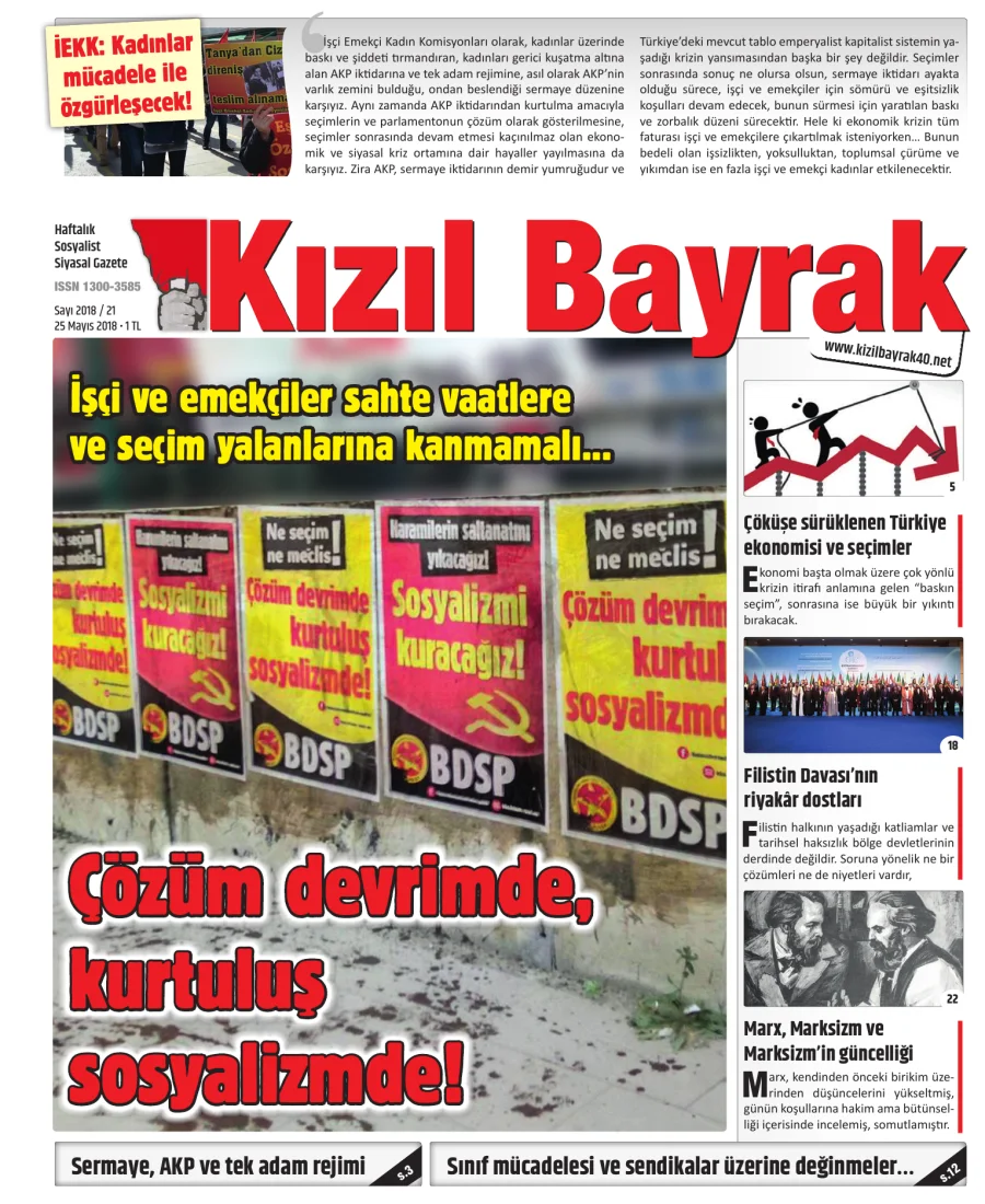 Yıl 2018 Sayı 21 25 Mayis kapak görseli