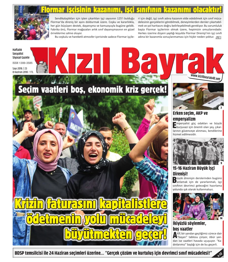 Yıl 2018 Sayı 23 08 Haziran kapak görseli