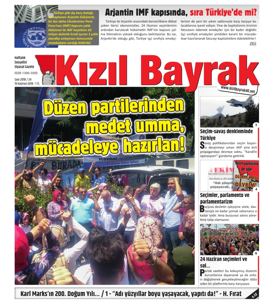Yıl 2018 Sayı 24 19 Haziran kapak görseli