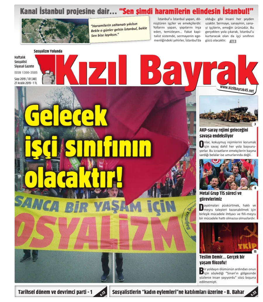 Yıl 2019 Sayı 48 27 Aralik kapak görseli