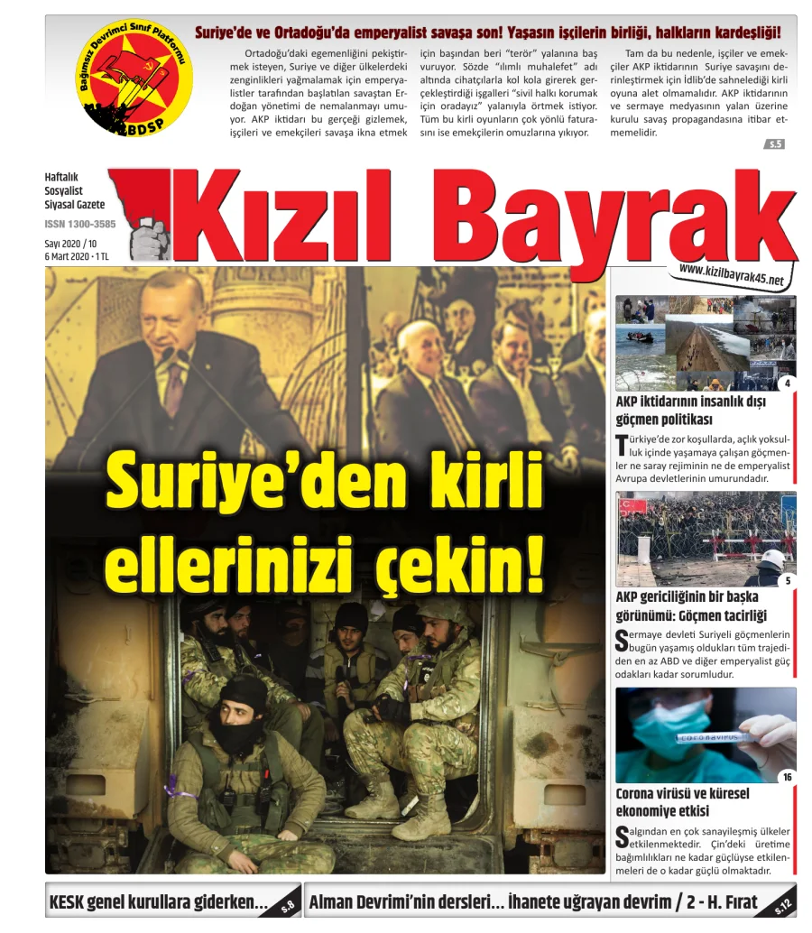 Yıl 2020 Sayı 10 6 Mart kapak görseli