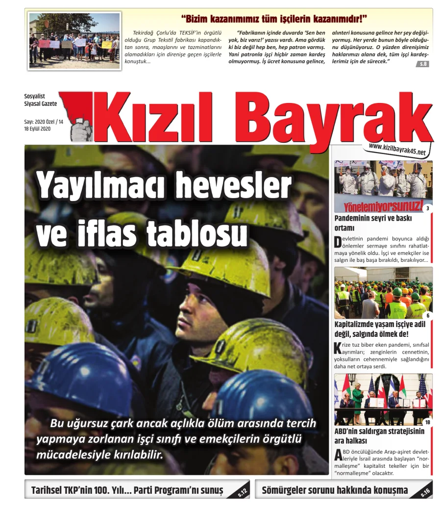 Yıl 2020 Sayı 25 18 Eylül kitap kapağı