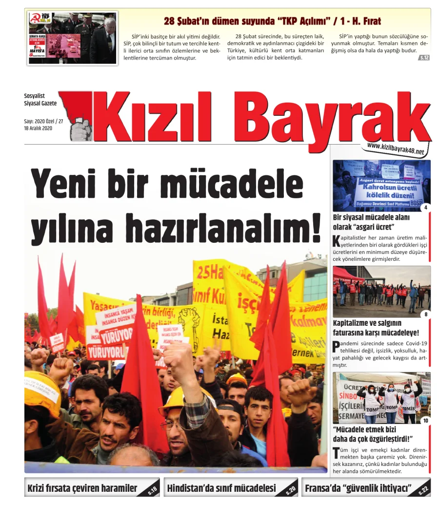 Yıl 2020 Sayı 38 18 Aralık kitap kapağı