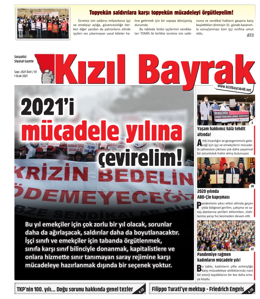 Yıl 2021 Sayı 01 10 Ocak kapak görseli