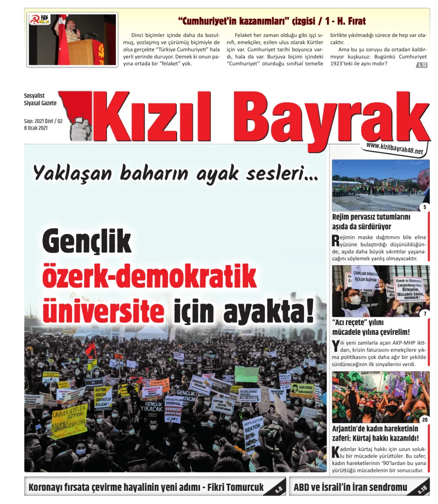 Yıl 2021 Sayı 02 08 Ocak kitap kapağı