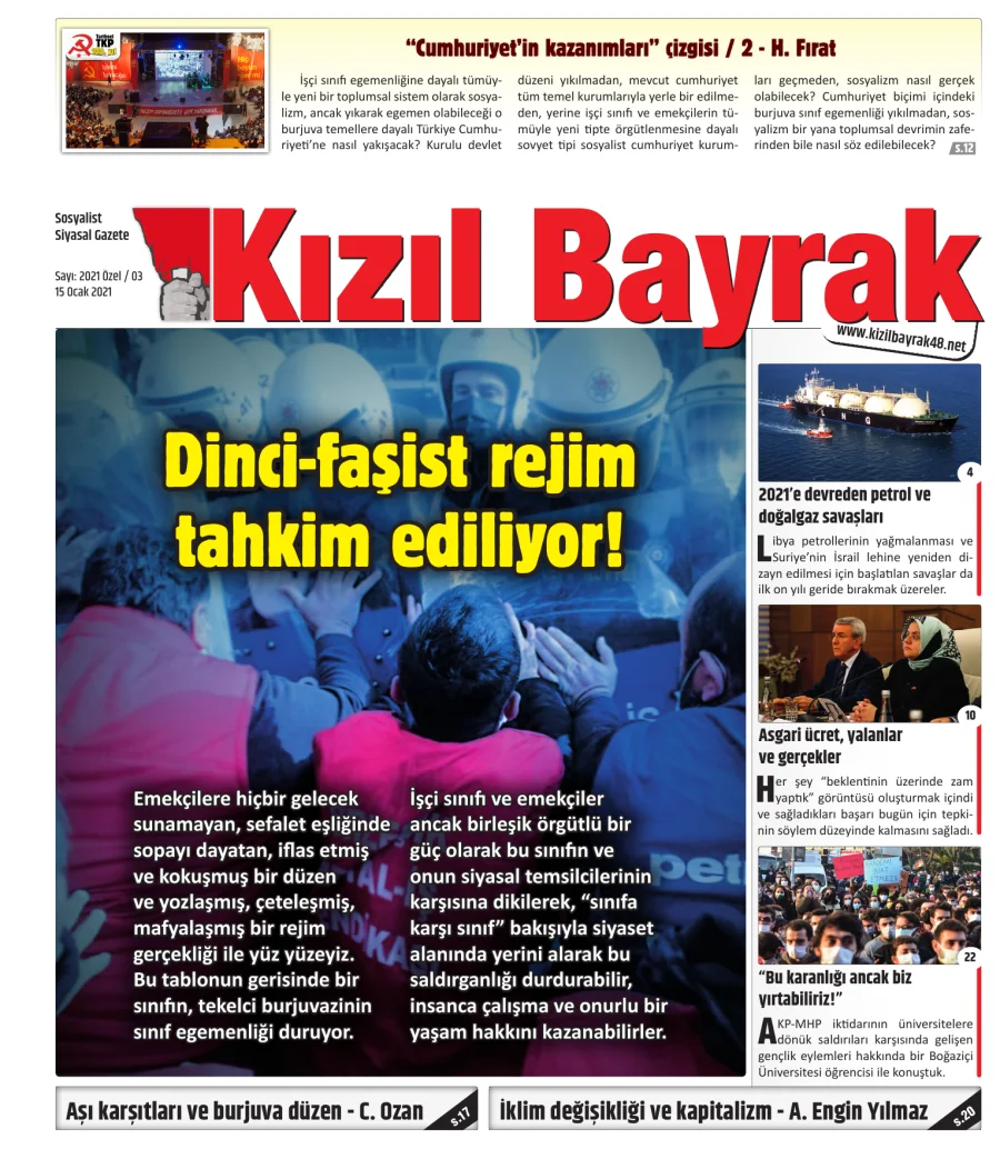 Yıl 2021 Sayı 03 15 Ocak kitap kapağı