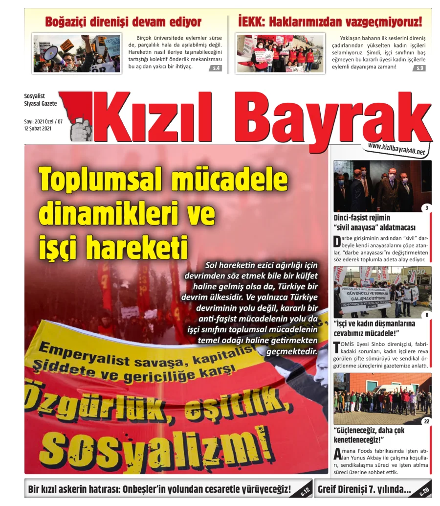 Yıl 2021 Sayı 07 12 Şubat kitap kapağı