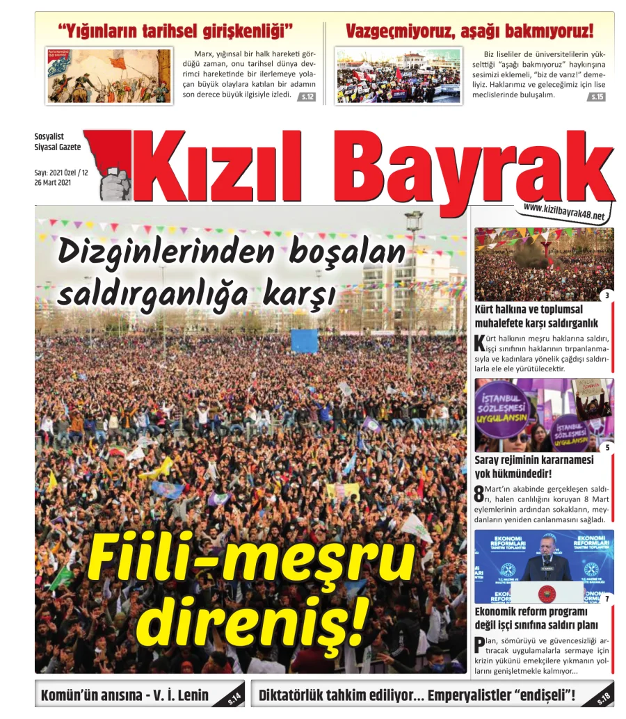 Yıl 2021 Sayı 12 26 Mart kitap kapağı