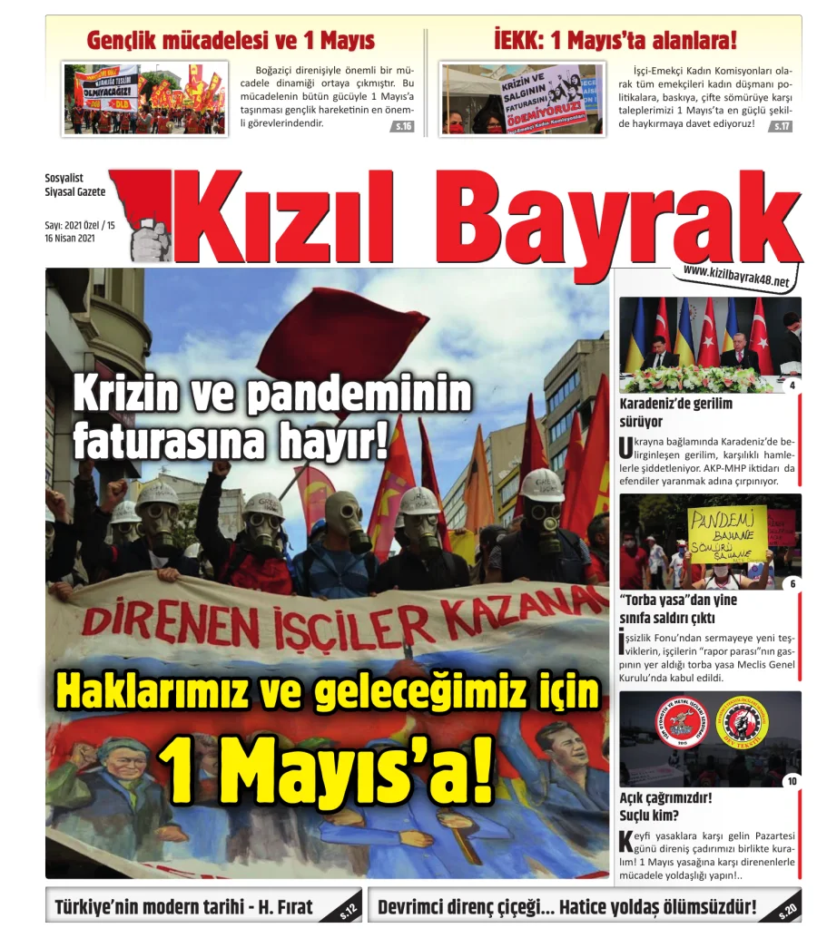Yıl 2021 Sayı 15 16 Nisan kapak görseli