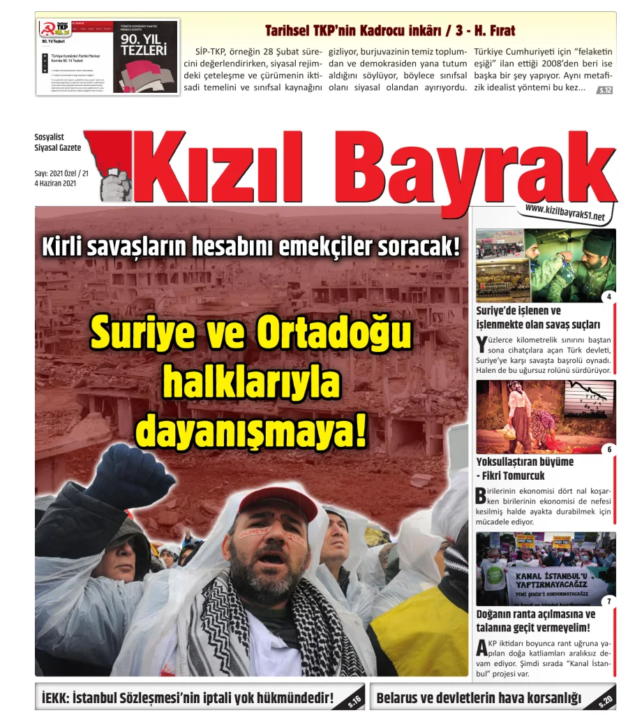 Yıl 2021 Sayı 21 04 Haziran kitap kapağı