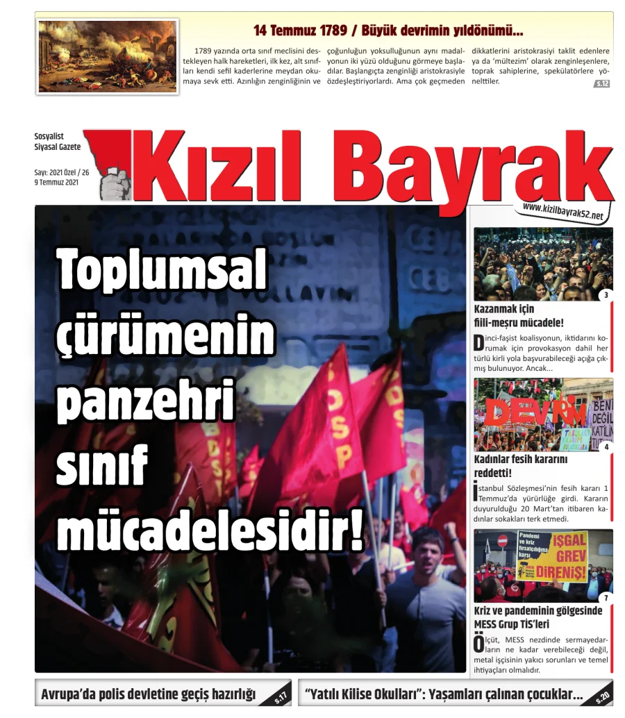 Yıl 2021 Sayı 26 9 Temmuz kapak görseli
