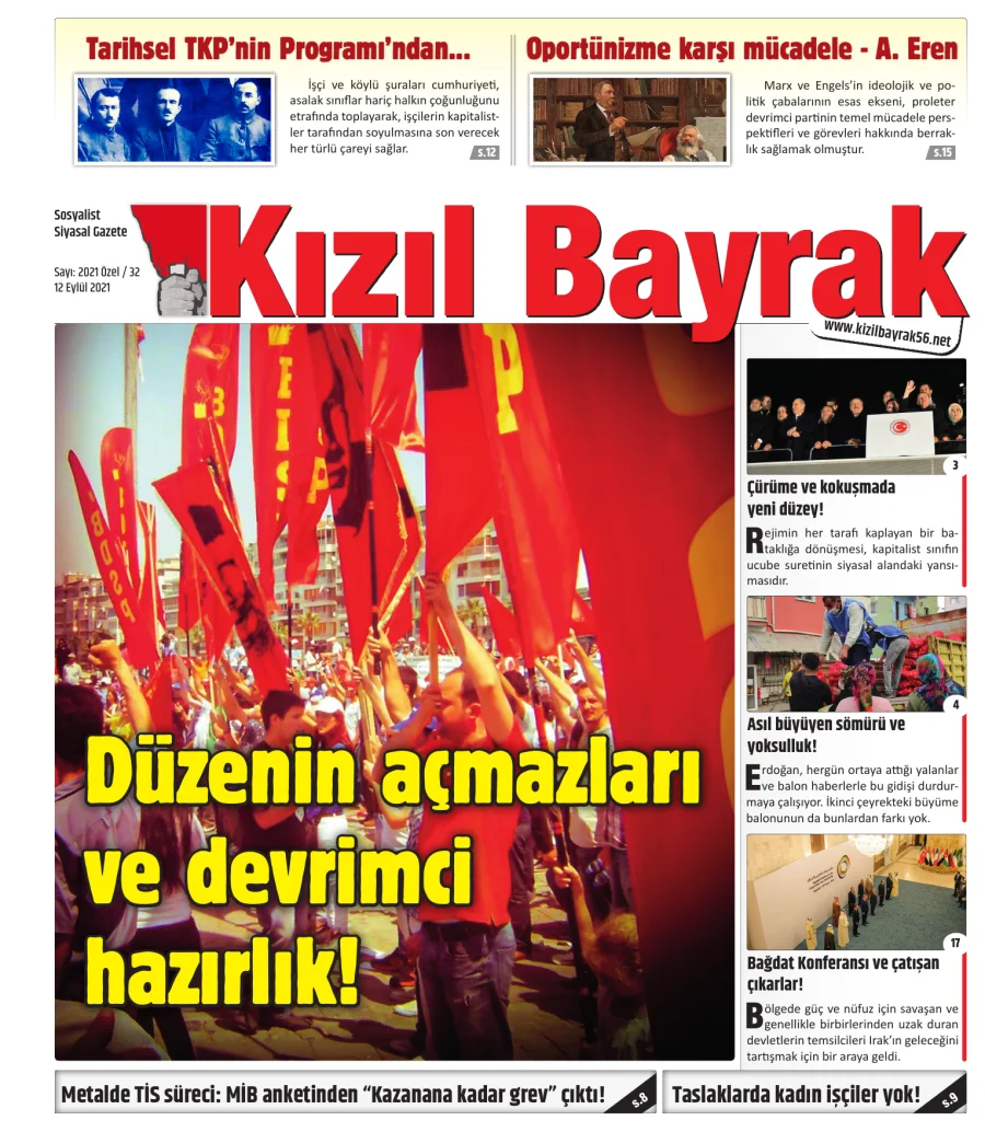 Yıl 2021 Sayı 32 12 Eylül kapak görseli