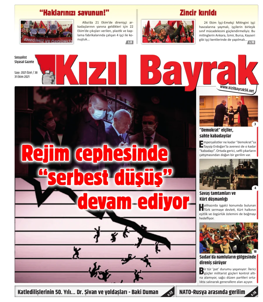 Yıl 2021 Sayı 38 31 Ekim kitap kapağı