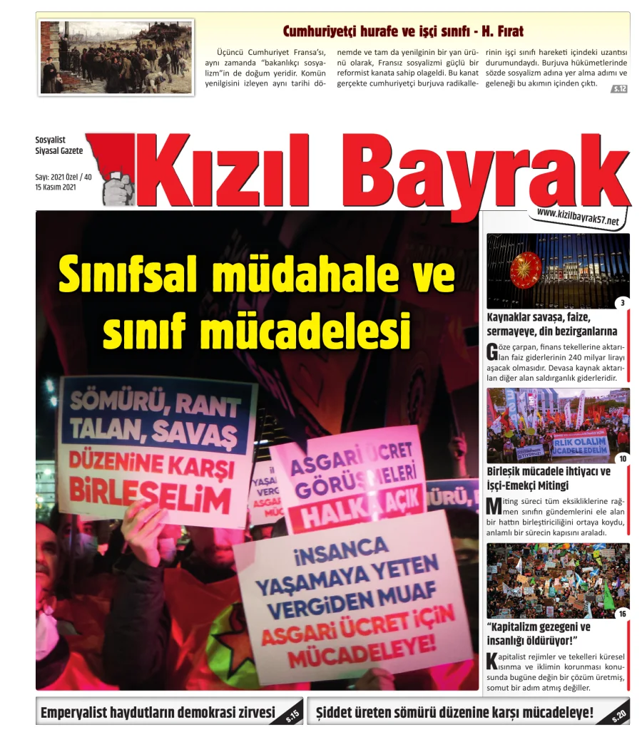 Yıl 2021 Sayı 40 15 Kasım kapak görseli