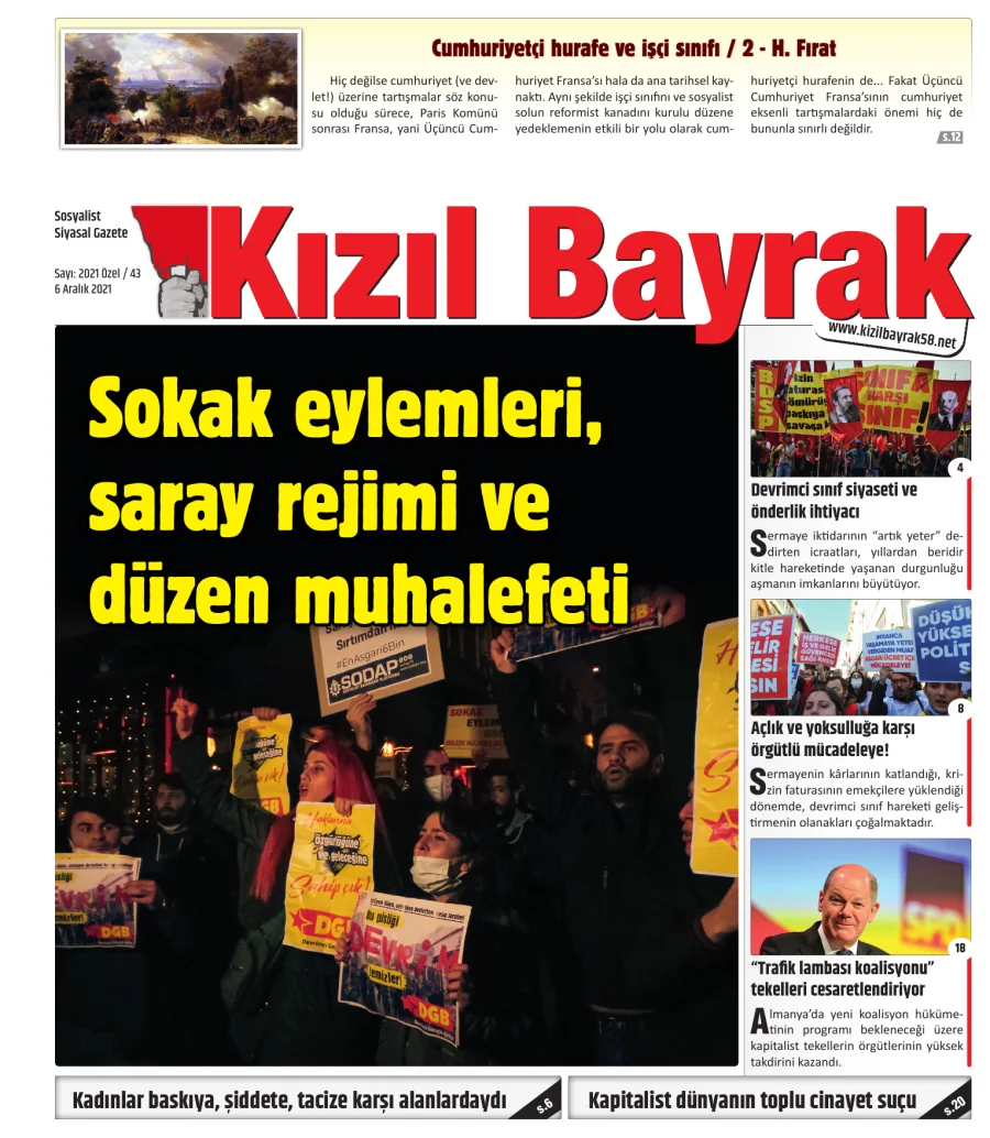 Yıl 2021 Sayı 43 6 Aralık kitap kapağı