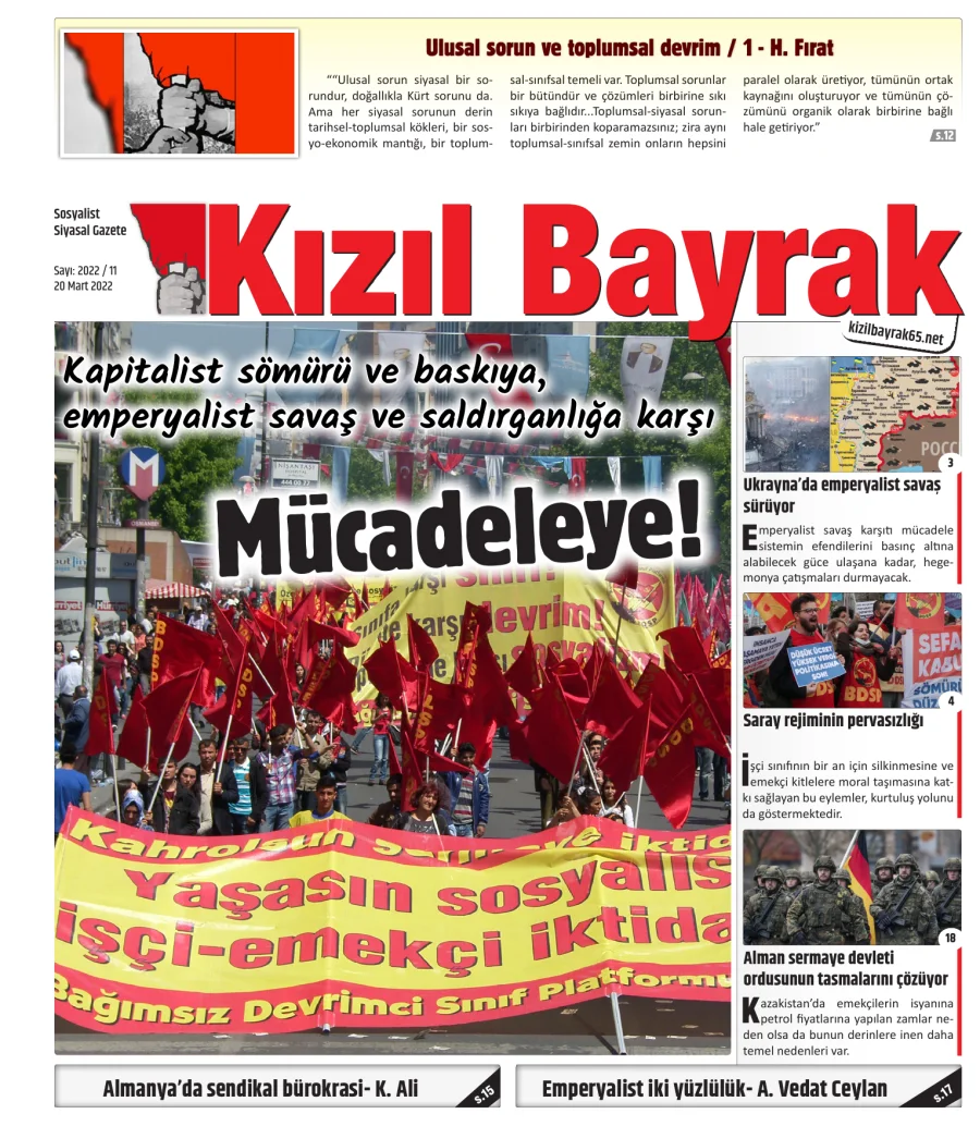 Yıl 2022 Sayı 11 20 Mart kitap kapağı