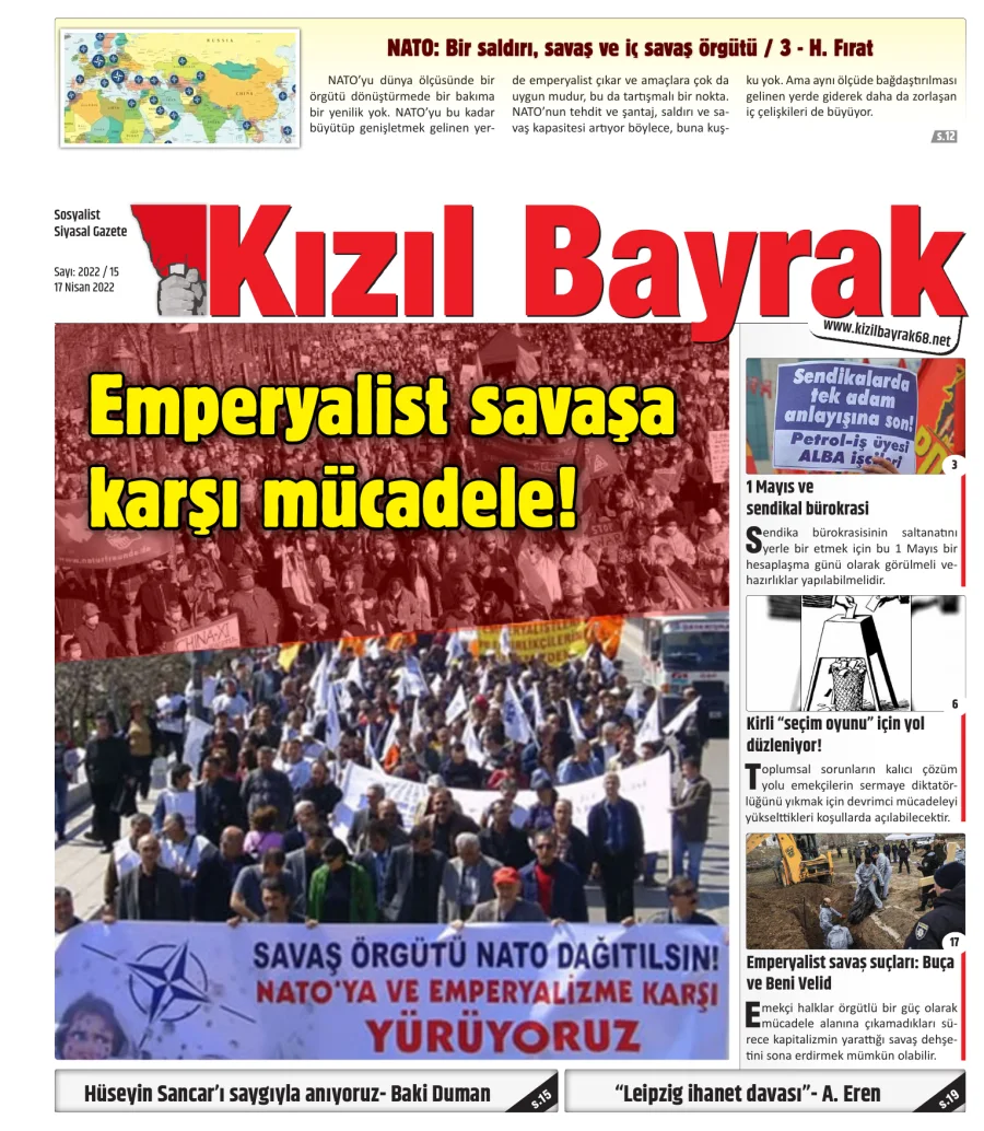Yıl 2022 Sayı 15 17 Nisan kitap kapağı