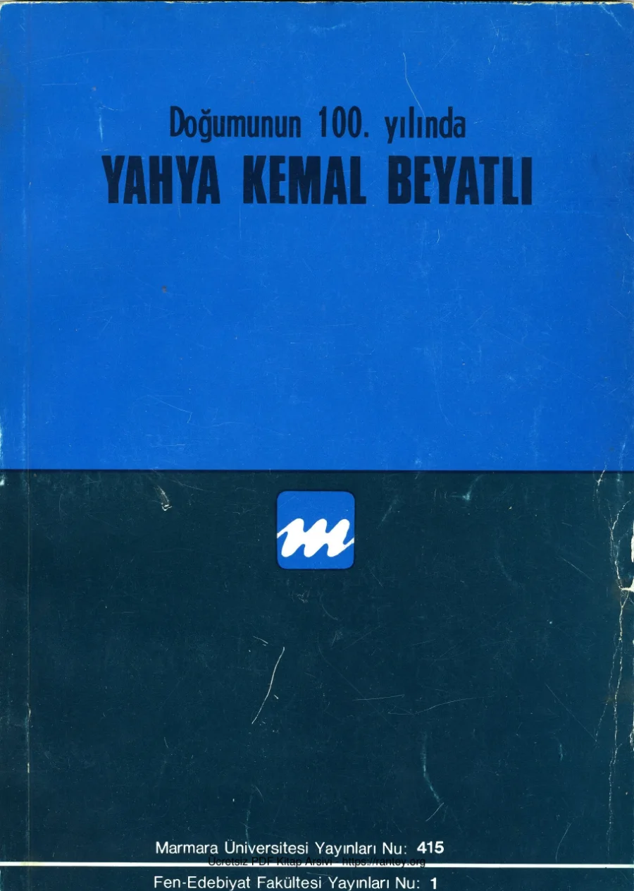 Yılında Yahya Kemal Beyatlı MÜFEF Yayınları kapak görseli