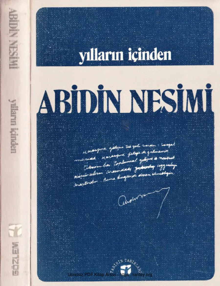 Yılların İçinden kapak görseli