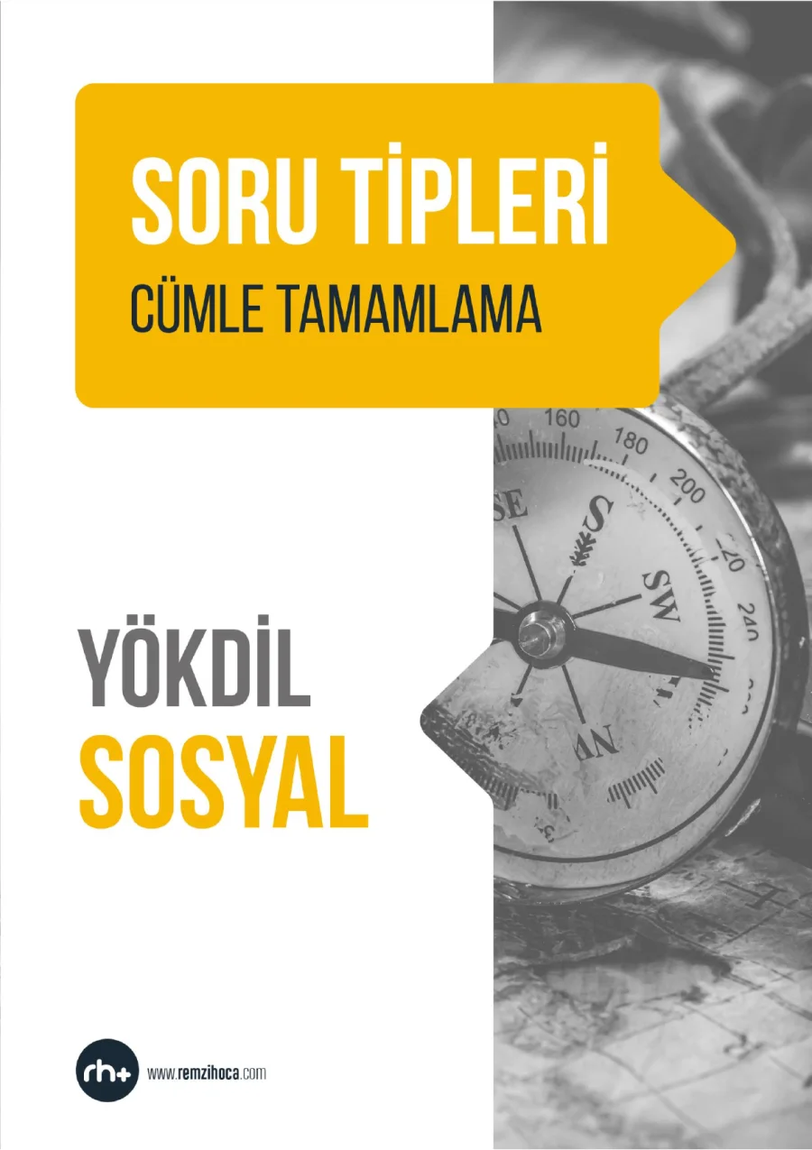 YÖKDİL Sosyal Bilimler Cümle Tamamlama Soru Tipi kapak görseli