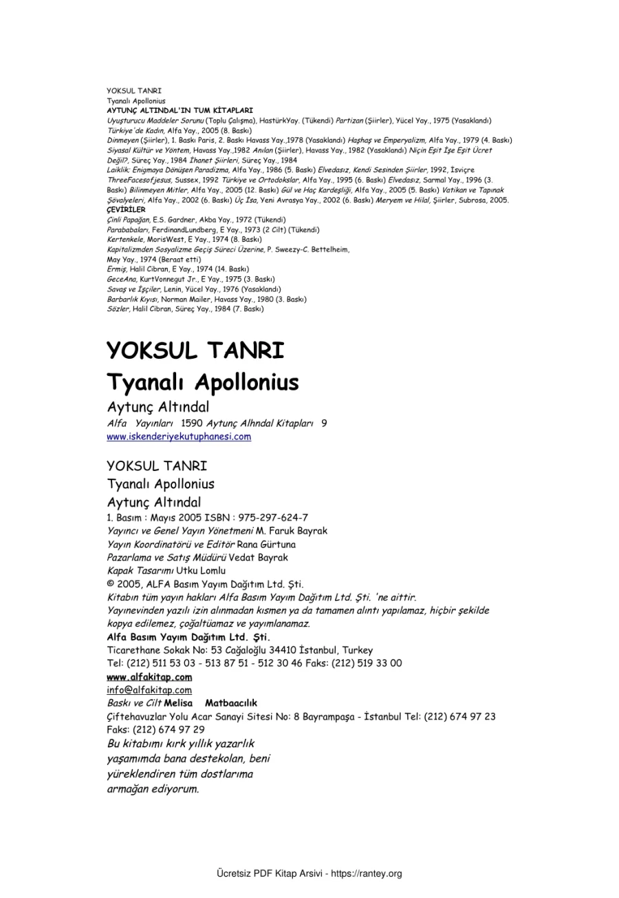 Yoksul Tanrı kapak görseli