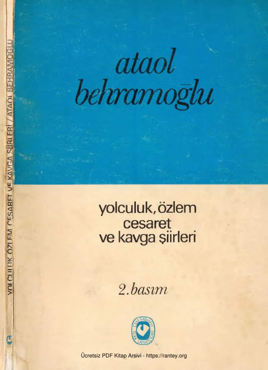 Yolculuk Özlem Cesaret ve Kavga Şiirleri kapak görseli