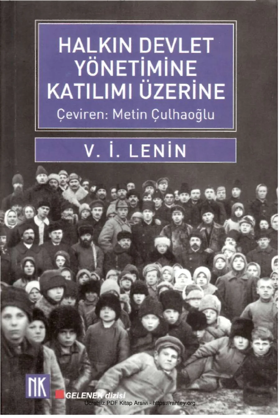 Yönetimine Katılması Üzerine LENİN kapak görseli