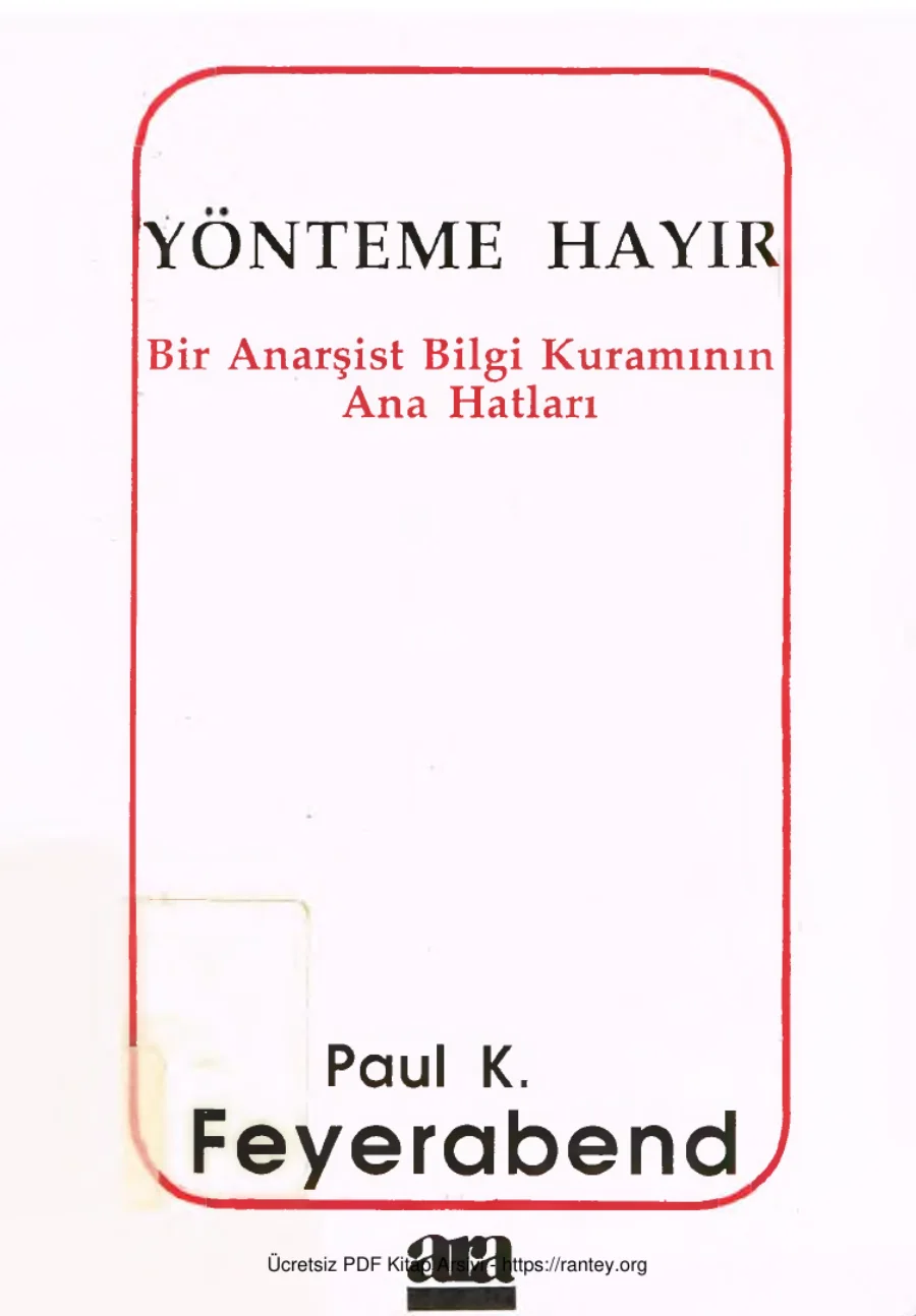 Yönteme Hayır kapak görseli