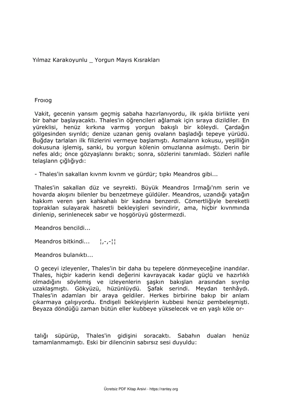 Yorgun Mayıs Kısrakları kapak görseli