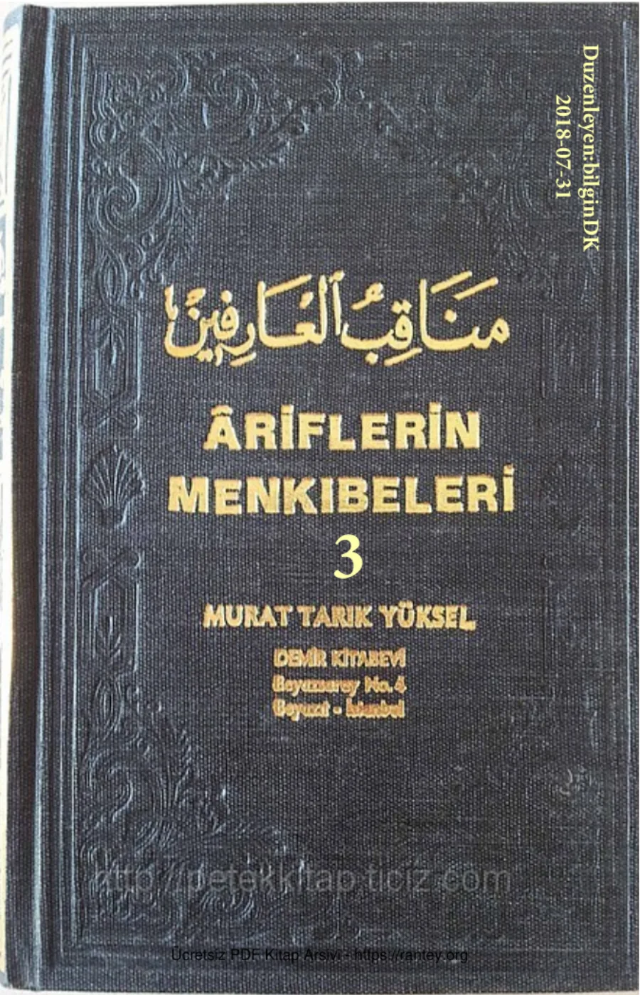 Yuksel Ariflerin Menkibeleri3 3 kapak görseli