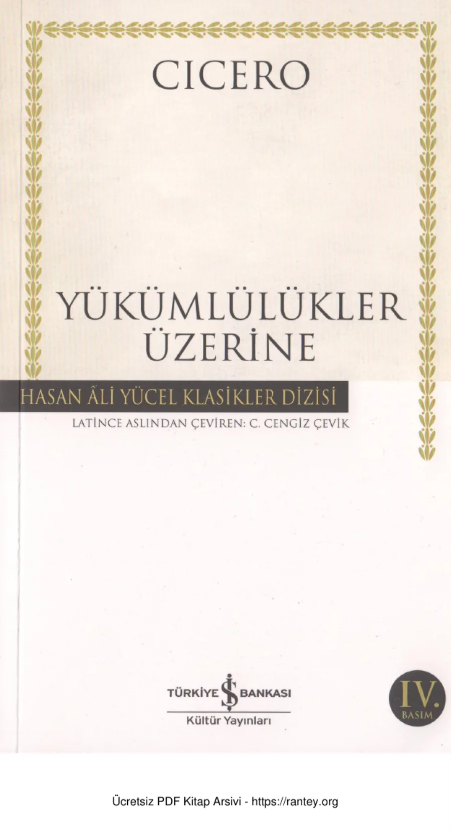 Yükümlülükler Üzerine kapak görseli