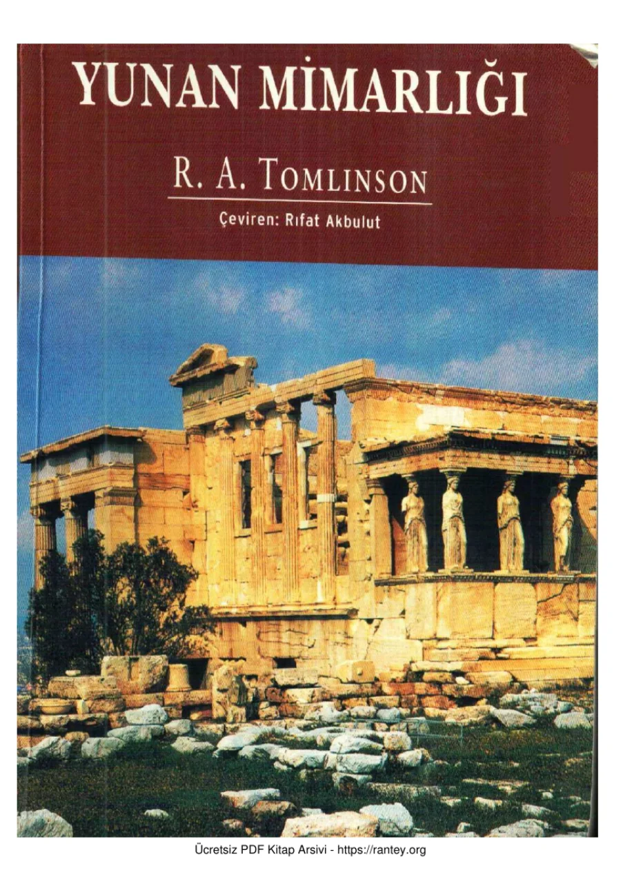 YunanMimarlığı RATomlinson kapak görseli