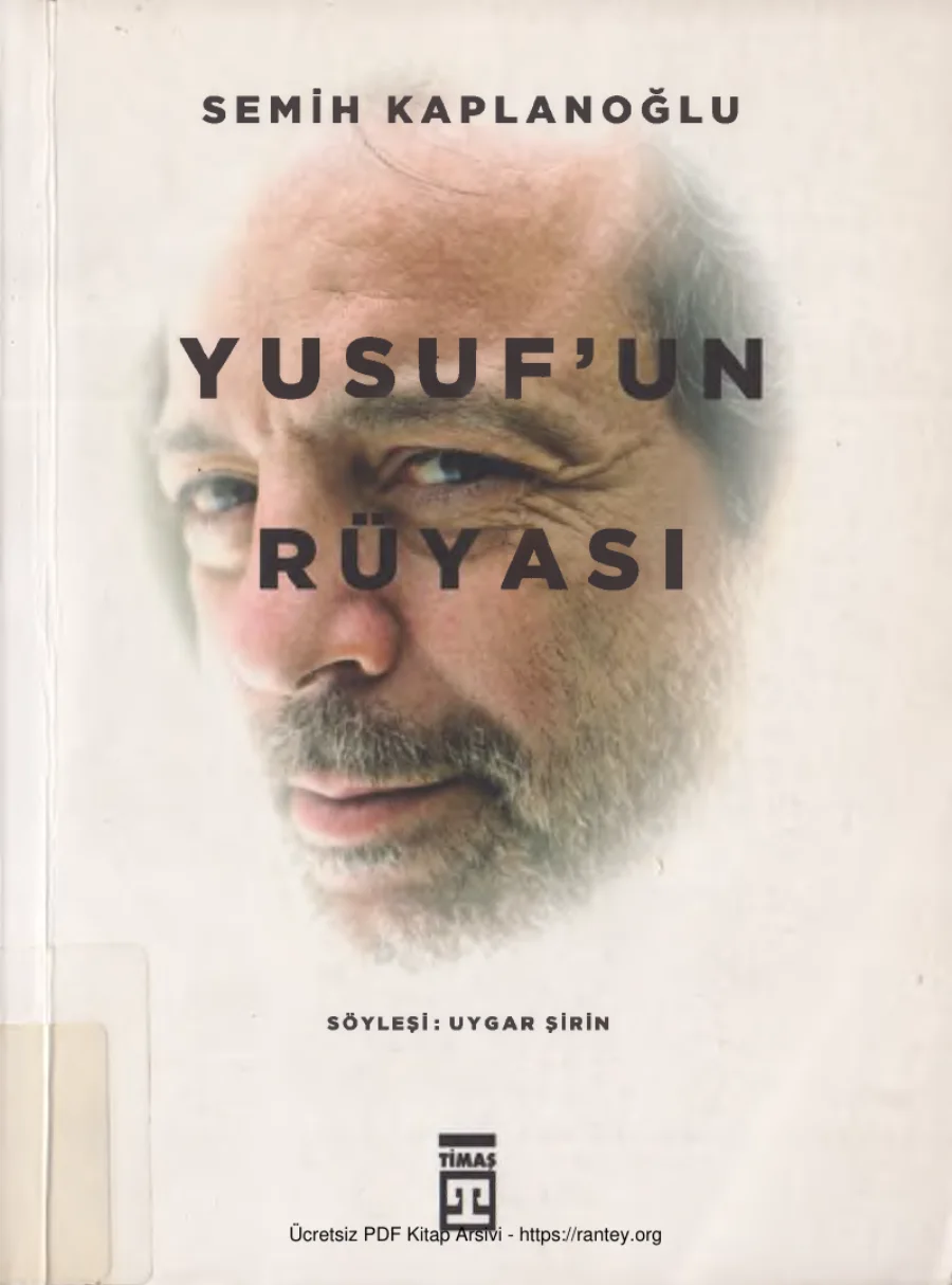 Yusuf un Rüyası Timaş yay kapak görseli