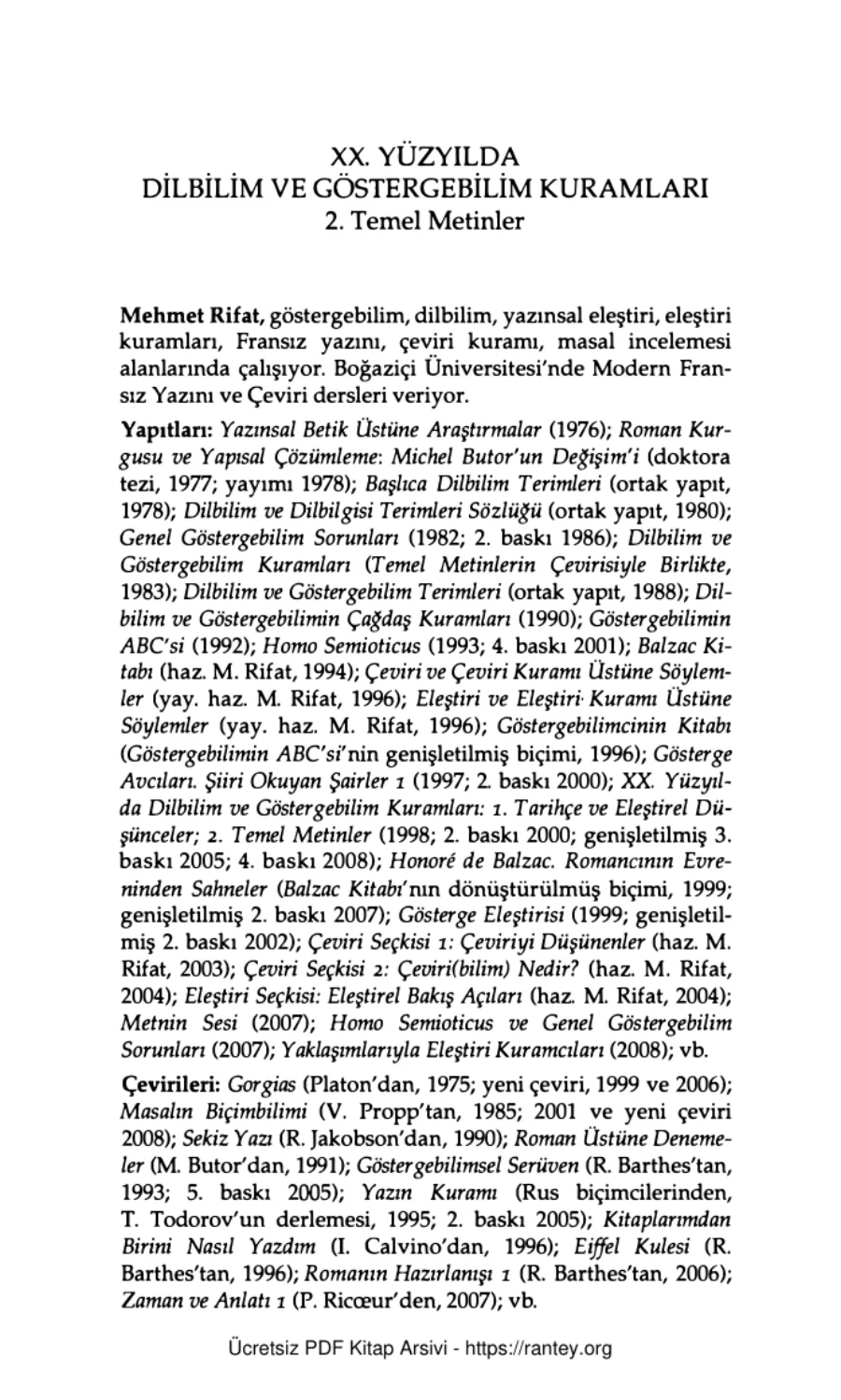 Yüzyılda Dilbilim ve Göstergebilim Kuramları II kapak görseli
